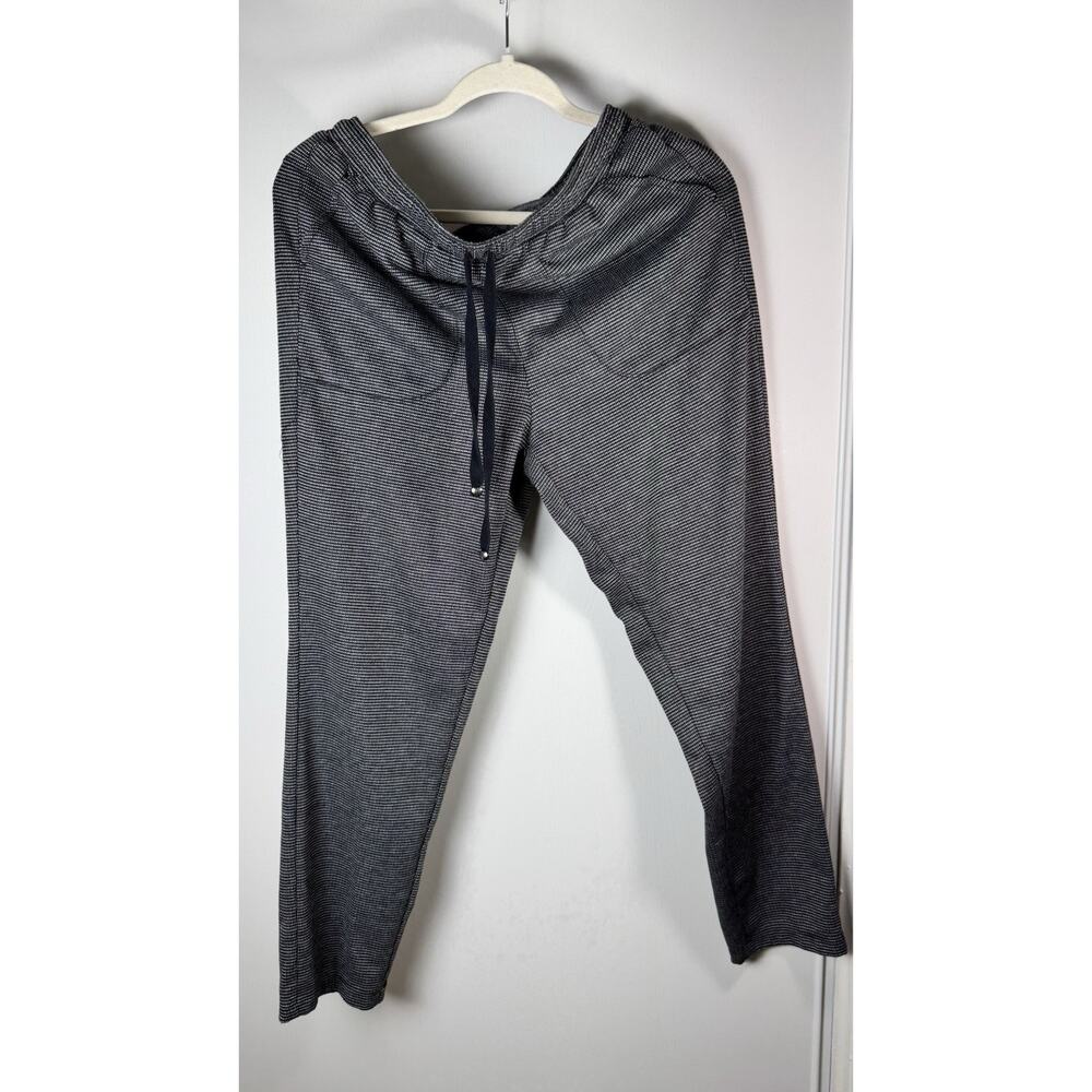 MAX Black Women’s Patterned Joggers DrawstringSoftComfortablePockets Size Large